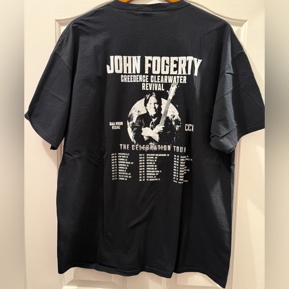 John Fogerty CCR 1969 Celebration Tour T-Shirt Black XL Concert Tee Rock Band - Picture 3 of 7